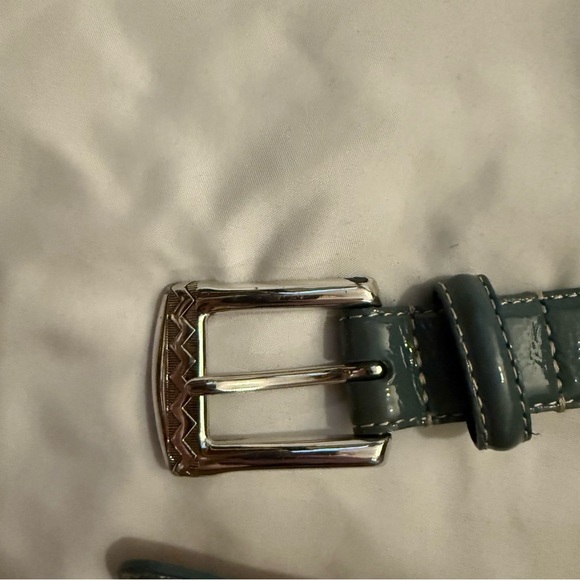 EUC Vintage Brighton Argyle Patent Leather Western Style Buckle Belt main image 5